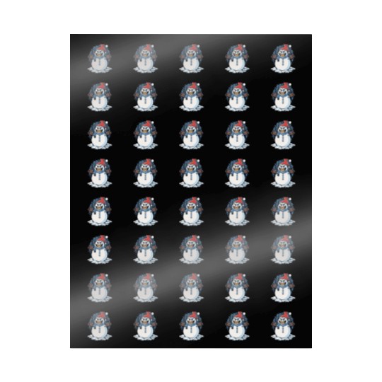 frosty snowman creepy Wrapping Papers