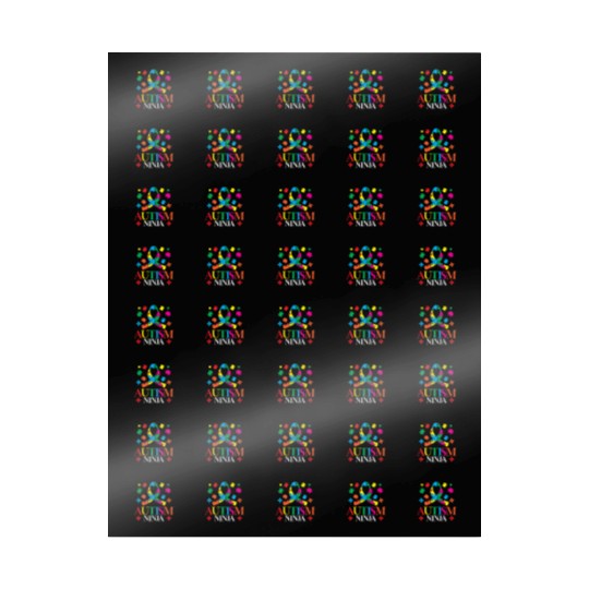 Autism Ninja Asperger Syndrome Spectrum Autistic Wrapping Papers