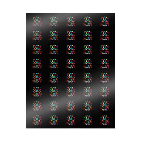 Autism Ninja Asperger Syndrome Spectrum Autistic Wrapping Papers