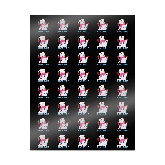 Nurse Snowman Stay Frosty Snow Fan Funny Wrapping Papers