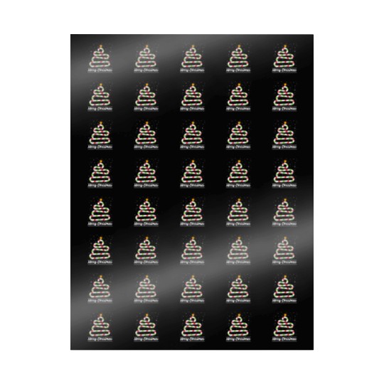 Candy Cane Tree Christmas Xmas Holidays Santa Hat Wrapping Papers