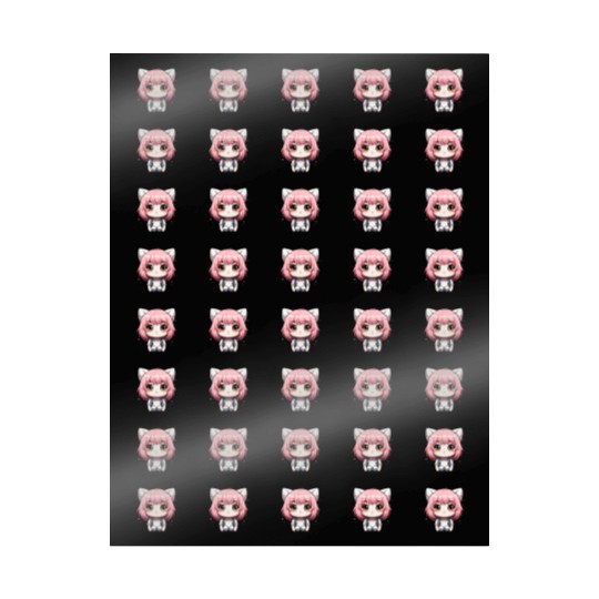 kawaii cat face with cat head Wrapping Papers