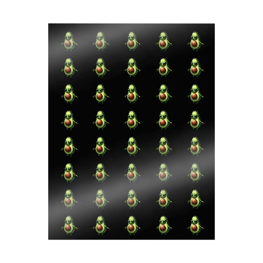 Avocado alien Wrapping Papers
