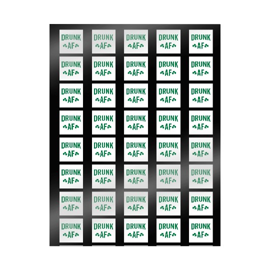 Drunk AF Rude Sarcastic St. Patrick's Day Quote Wrapping Papers