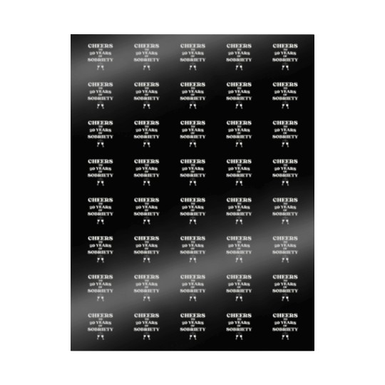 Cheers to 20 YEARS of Sobriety Sober Humor Fun Cel Wrapping Papers