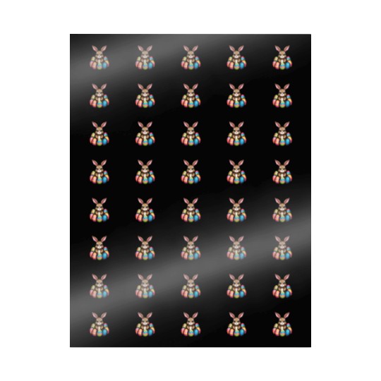 Easter Bunny Rabbit Colorful Eggs Easter Egg Hunt Wrapping Papers