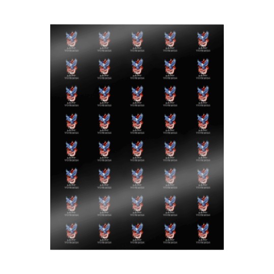 Be the Change: Vote 2024! - Eagle & Flag Design Wrapping Papers