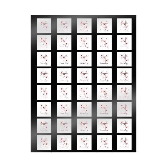 Beige Rouge Amour Saint Valentin Wrapping Papers