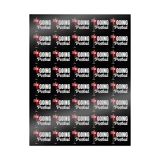 Going Postal Funny Worker Postman Mailman Letter Wrapping Papers