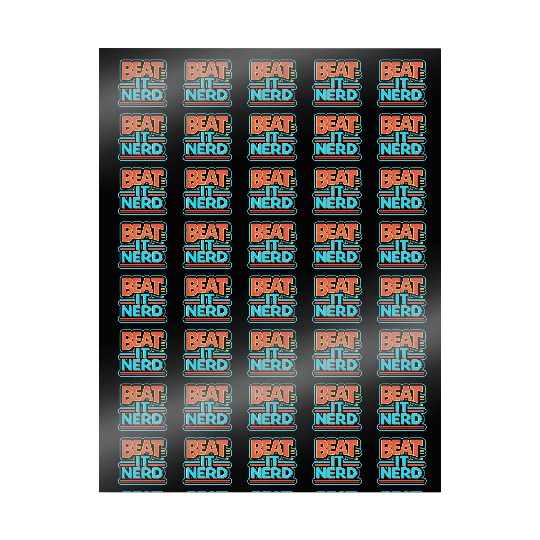 Beat it Nerd 8 Wrapping Papers