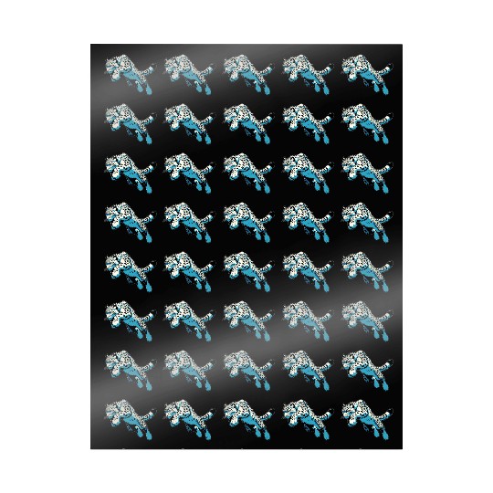 Snow Leopard Leopard White Leopard Wrapping Papers