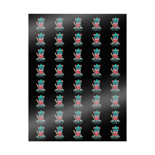 Cute Pig Skiing Whitefish Mountain Wrapping Papers