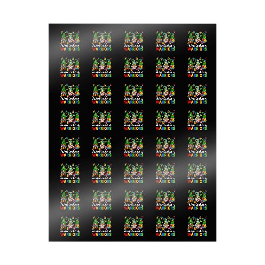 Autism Teacher Of Warriors Gnomes Wrapping Papers
