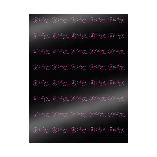ALIA Library Love Neon Pink Solid Wrapping Papers