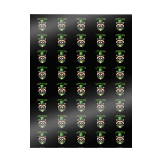 Lepraccoon Raccoon Kobold Irish Wrapping Papers