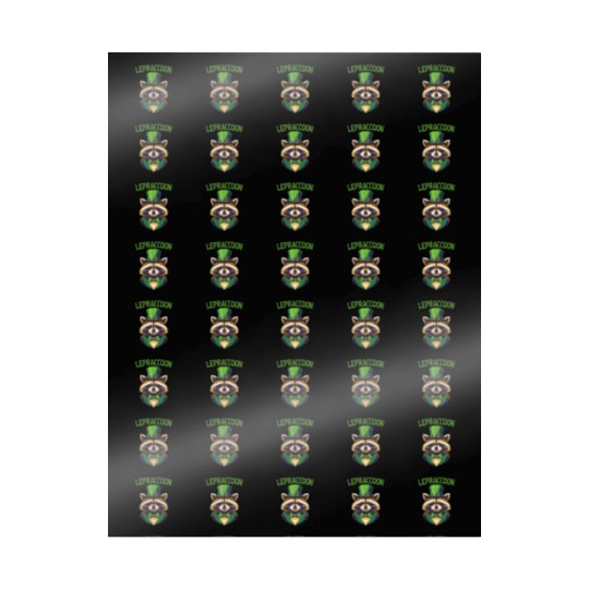 Lepraccoon Raccoon Kobold Irish Wrapping Papers