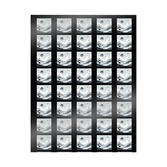 "Tranquil Monochrome Horizon" Wrapping Papers