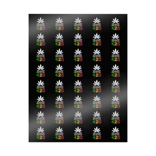 Chuckling 420 Future of Herb Weed Marijuana Design Wrapping Papers