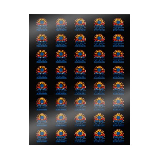 Limited Edition Solar Eclipse Total Eclipse April Wrapping Papers