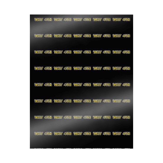 may 4th yellow grunge Wrapping Papers