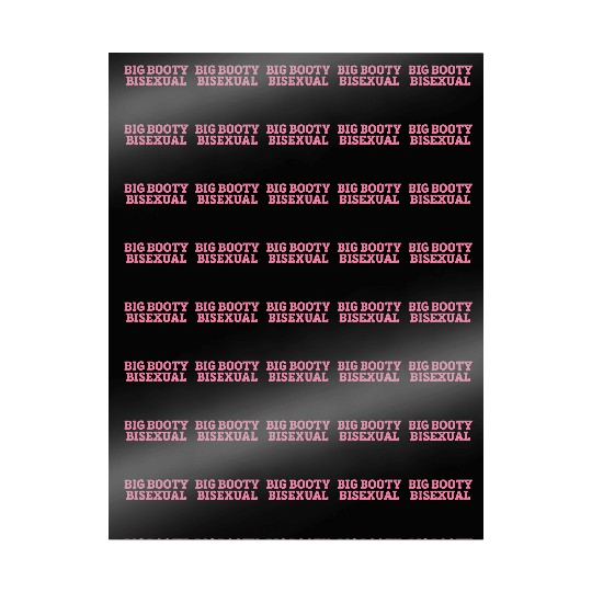 Big Booty Bisexual LGBTQ Pride Month Wrapping Papers