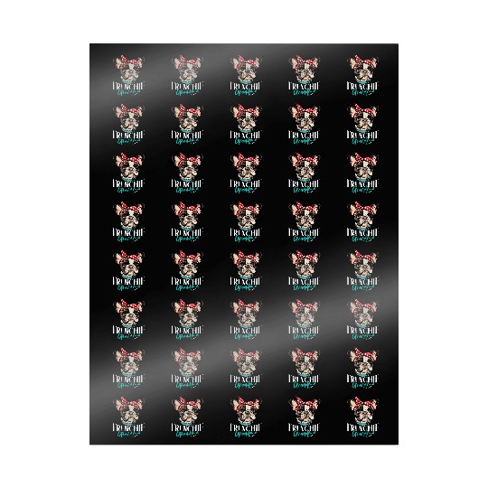French Bulldog Lovers FRENCHIE GRANDMA Funny Wrapping Papers
