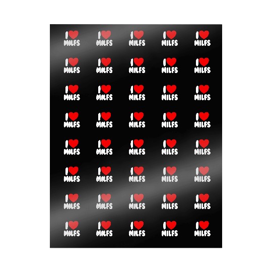 I Love MILFS Red Heart Love Hot Moms I Love MILFS Wrapping Papers