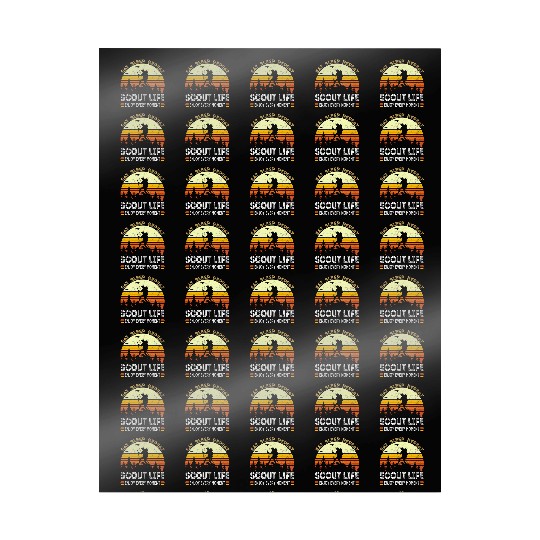 Eat Sleep Scout Repeat Camping Wrapping Papers