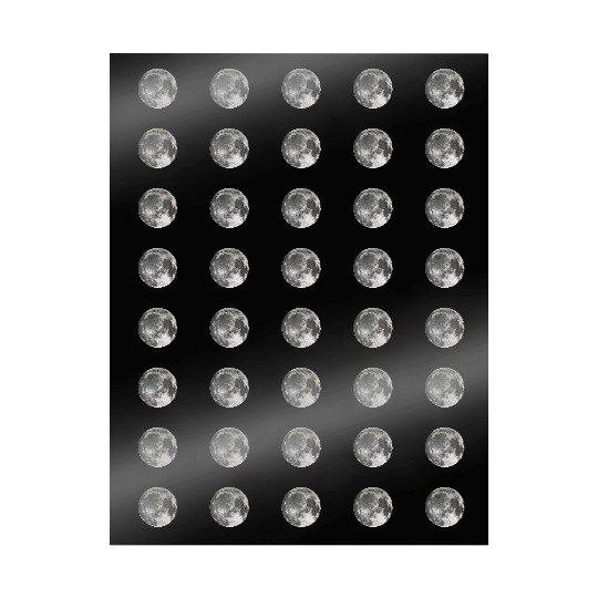 Cool Full Moon - Solar Eclipse, Moon Phases Totali Wrapping Papers