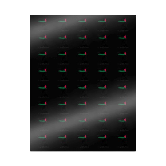 free palestine standing flag silhouette Wrapping Papers