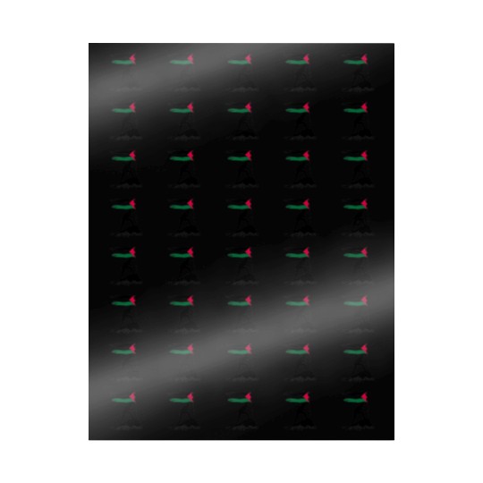 free palestine standing flag silhouette Wrapping Papers