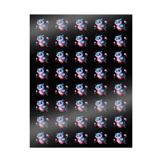 Red White and Blue Owl Wrapping Papers