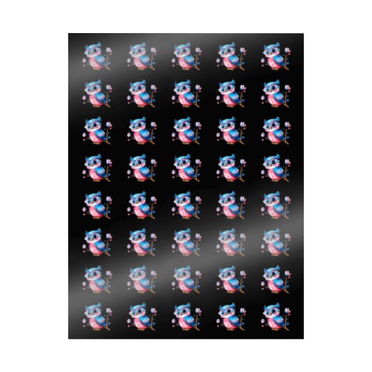 Red White and Blue Owl Wrapping Papers