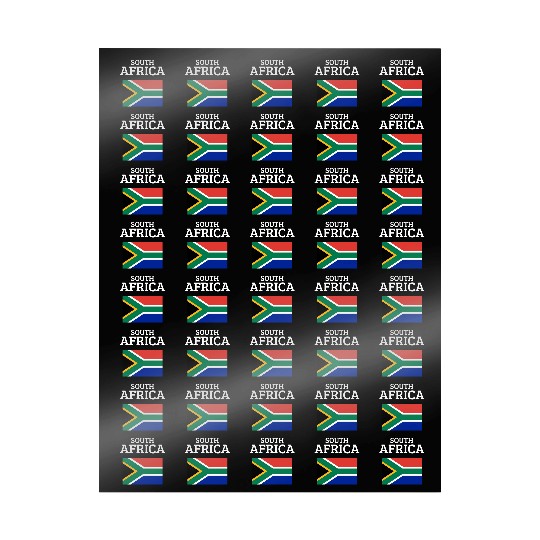 South Africa Bold Flag Colors Pride Statement Wrapping Papers