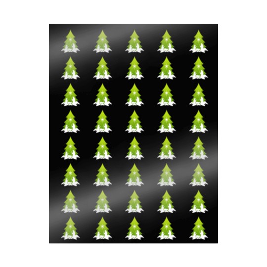 Christmas Tree Nativity Scene Artist Wrapping Papers