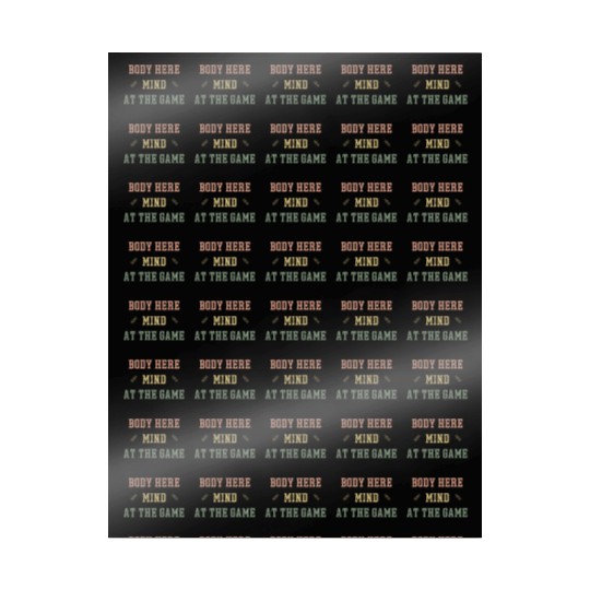 Fathers Day Gift Boyfriend Husband Sports Game Wrapping Papers