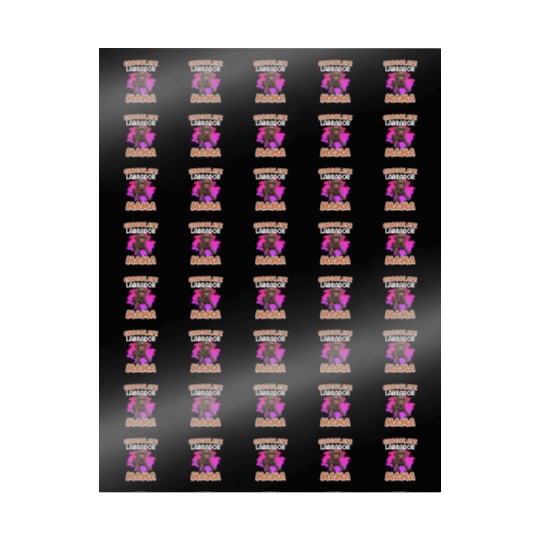 Labrador Retriever CHOCOLATE LAB MOM Labrador Wrapping Papers
