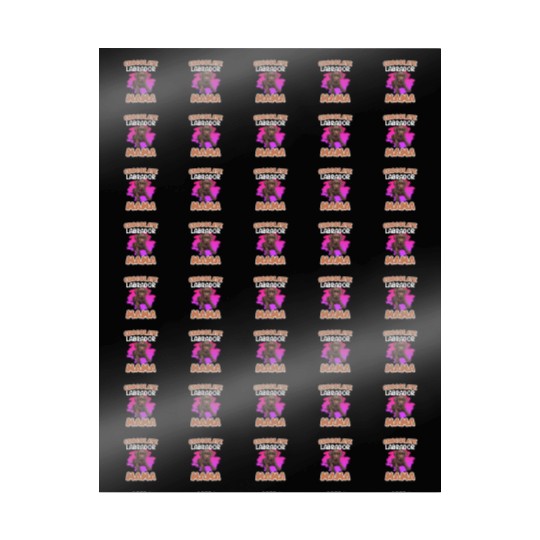 Labrador Retriever CHOCOLATE LAB MOM Labrador Wrapping Papers