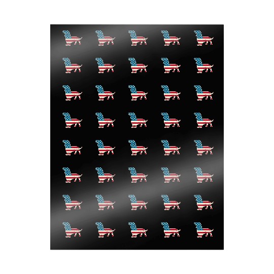 Dachshund Funny 4th of July US Flag Dog Lovers Wrapping Papers