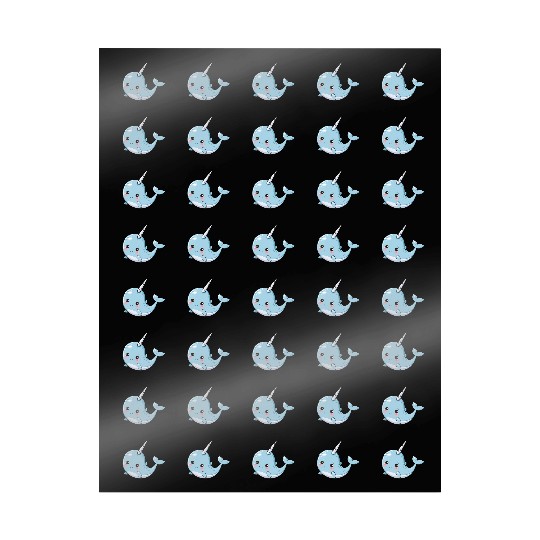 Adorable Narwhal Fantasy Encounter Wrapping Papers