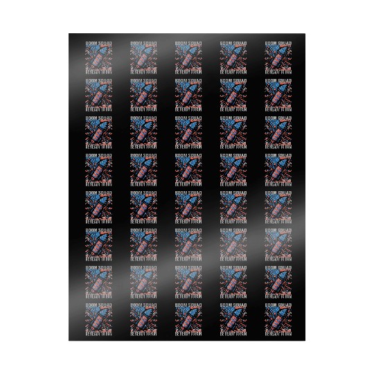 Boom Squad Be Ready To Run 4th of July Fireworks Wrapping Papers