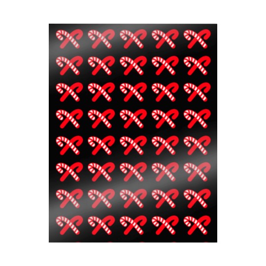 Candy Canes Icon Wrapping Papers