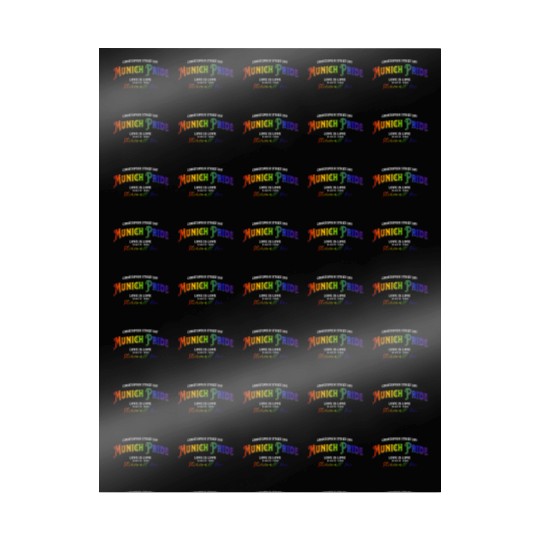 Munich Gay Pride Colors Of Rainbow LGBTQ+ Wrapping Papers