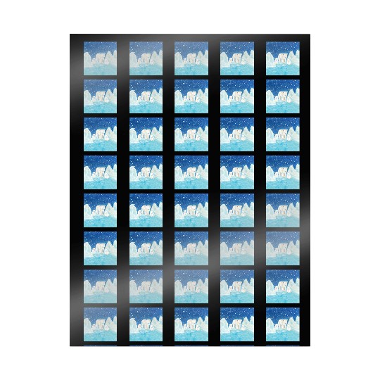 Polar Bears (Ursus maritimus) - Bear Mother & Cubs Wrapping Papers