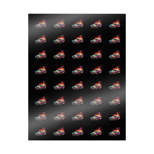 Retro American Racing Muscle Car Wrapping Papers