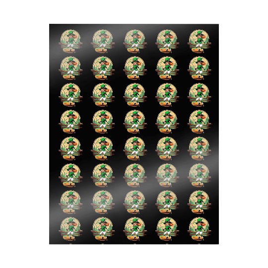 St. Patrick's Day Shamrock St Paddy's Day Fencing Wrapping Papers