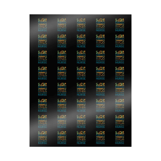 San Diego Registered Nurse Graphic Design Wrapping Papers