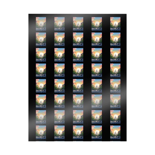 Sunset in US Capitol Washington DC Wrapping Papers