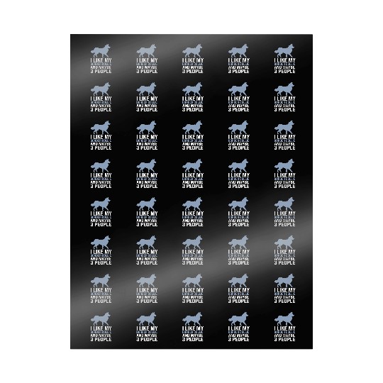 Funny Dog Lover Border Collie Wrapping Papers