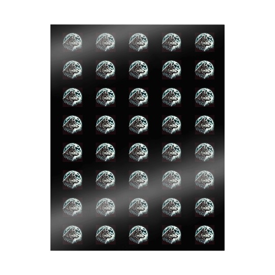 Nature Moon Alpha Cute Wolf Moon nature Wrapping Papers